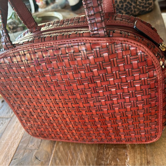 Talbot's Leather Brown Weave Purse Bag - Woven - Picture 3 of 7